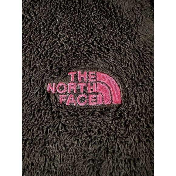North Face Full Zip Osito Fleece Jacket Black Breast Cancer Awareness Women XS - Picture 3 of 10